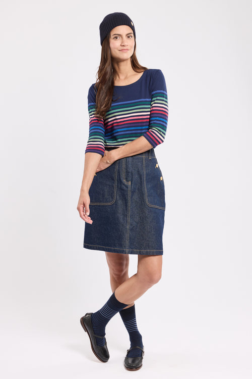 10-colour Breton striped shirt - cotton - Armor-lux - 3