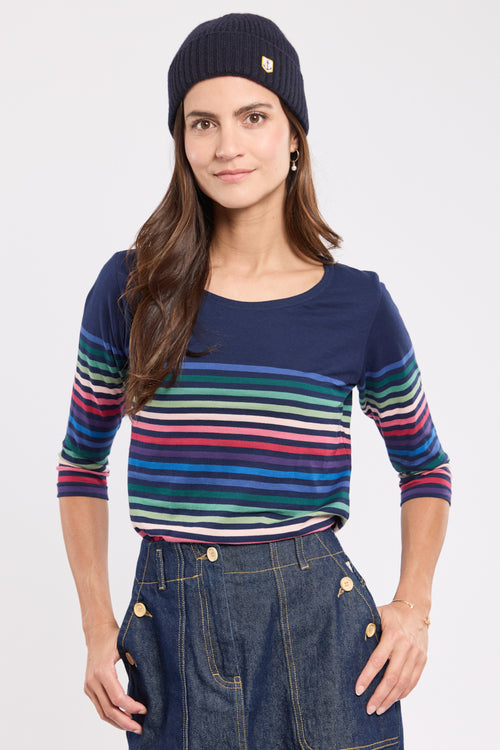 10-colour Breton striped shirt - cotton - Armor-lux - 1
