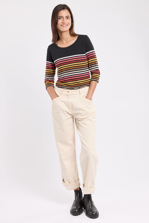 10-colour Breton striped shirt - cotton - Armor-lux - 4