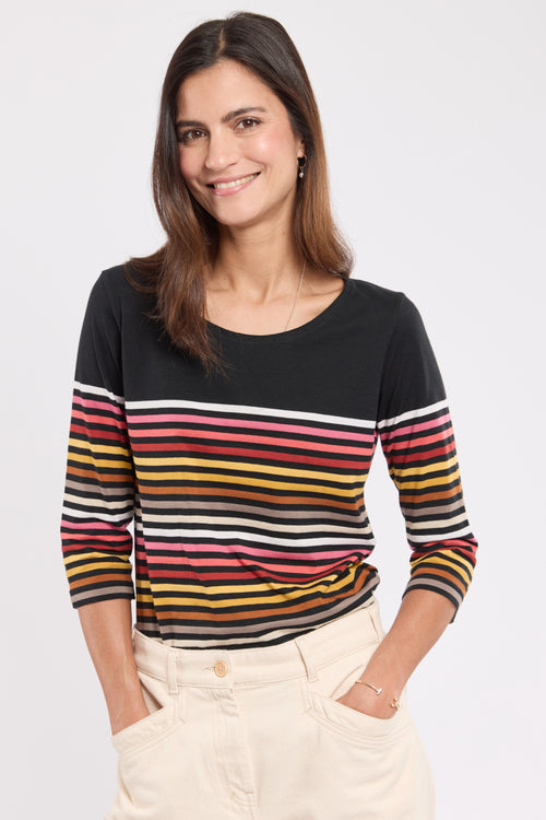 10-colour Breton striped shirt - cotton - Armor-lux - 2