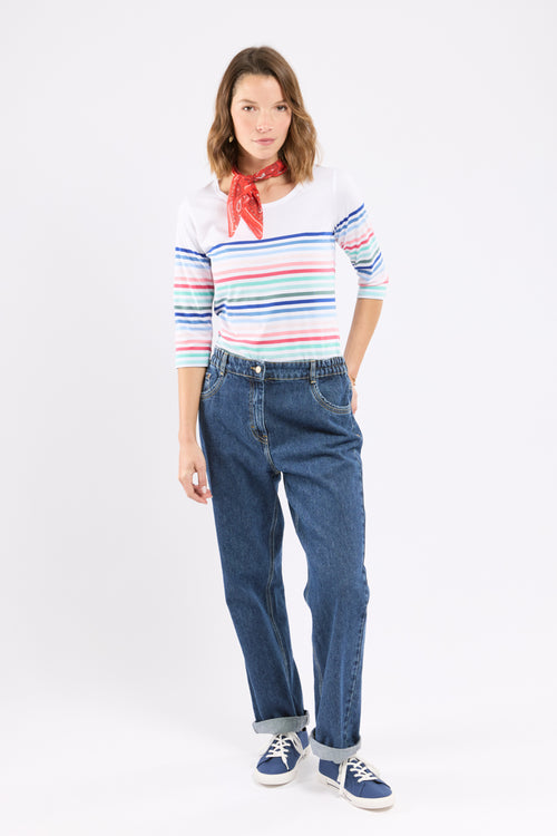 10-colour Breton striped shirt - cotton - Armor-lux - 3