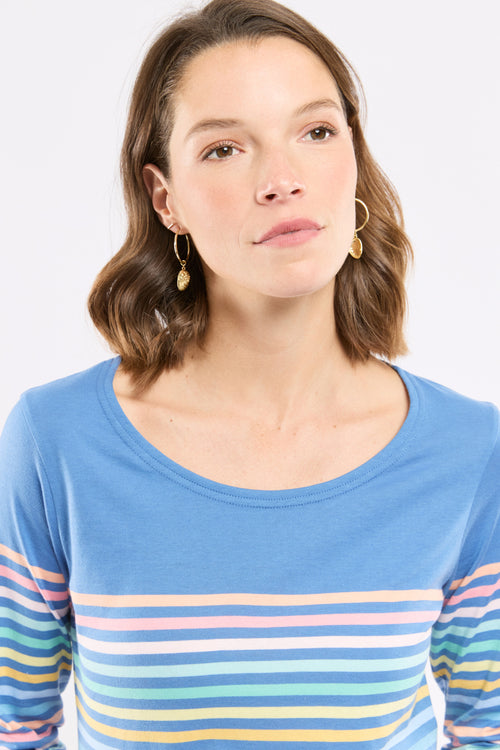 10-colour Breton striped shirt - cotton - Armor-lux - 2