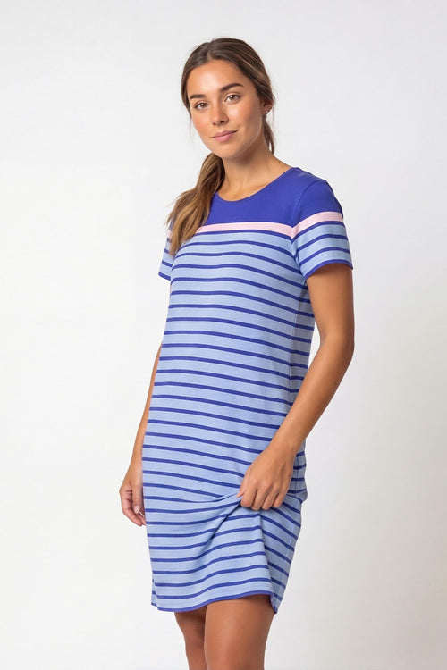Striped nightshirt - lightweight cotton - Armor-lux - 1