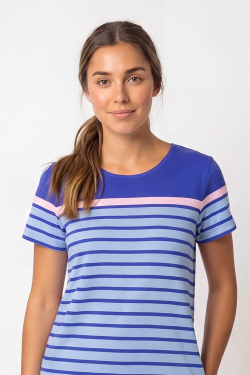 Striped nightshirt - lightweight cotton - Armor-lux - 2