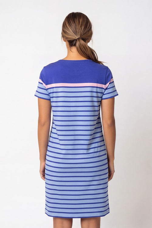 Striped nightshirt - lightweight cotton - Armor-lux - 4