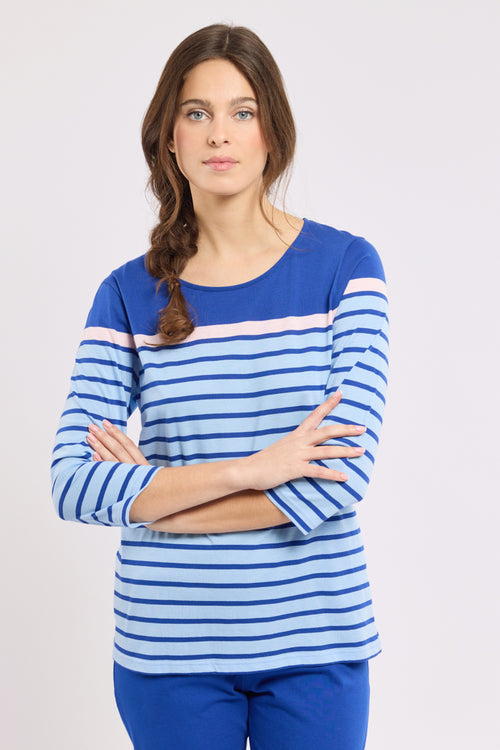 Pyjama corsaire rayé - coton léger - Armor-lux - 3