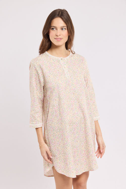 Small floral nightdress - cotton - Armor-lux - 3