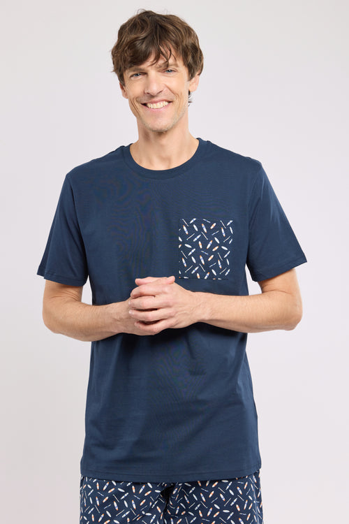 Pyjama short imprimé - coton - Armor-lux - 5