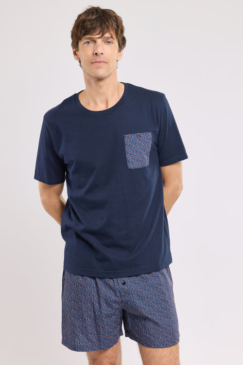 Pyjama mit Shorts - Baumwolle - Armor-lux - 1