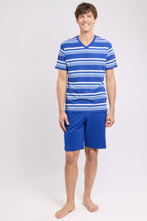 Pyjama mit Shorts - leichte Baumwolle - Armor-lux - 1