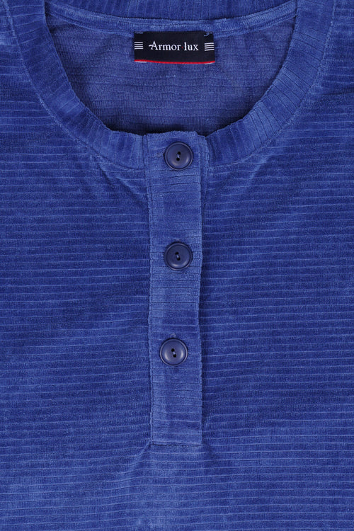 Poncho homewear - velours - Armor-lux - 4