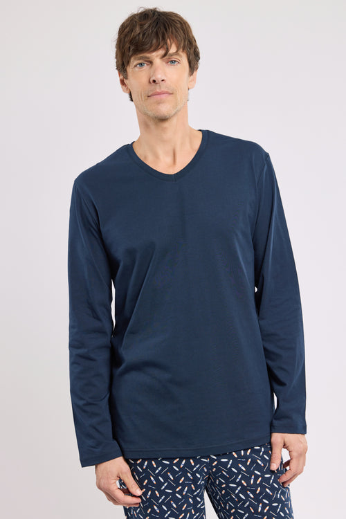 Pyjama imprimé - coton léger - Armor-lux - 3