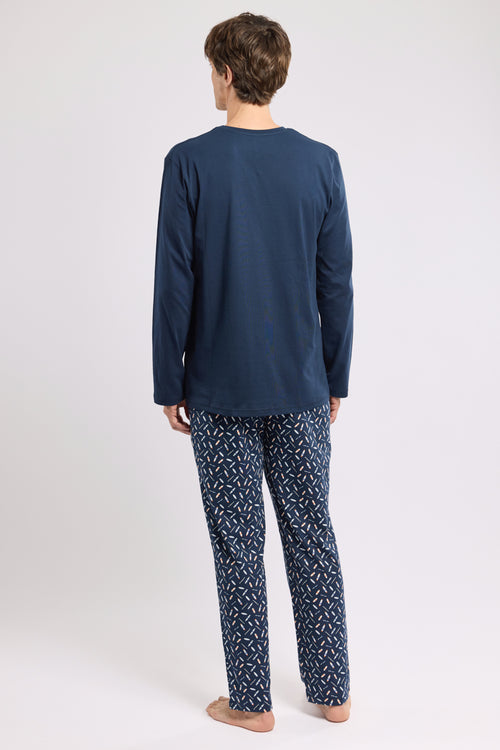 Pyjama mit Print - leichte Baumwolle - Armor-lux - 4