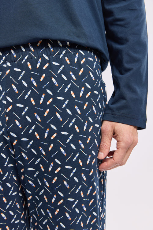 Pyjama mit Print - leichte Baumwolle - Armor-lux - 5