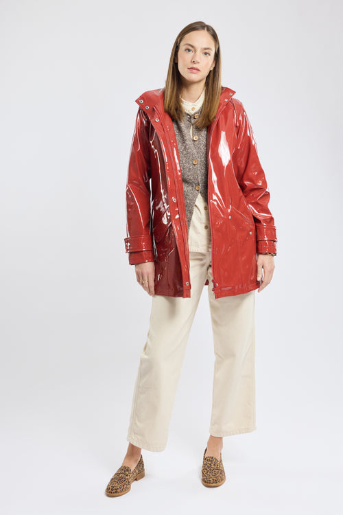 Glossy, water-repellent, waxed raincoat - Armor-lux - 3