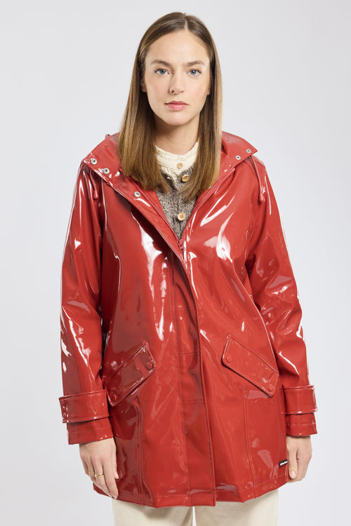 Glossy, water-repellent, waxed raincoat - Armor-lux - 1