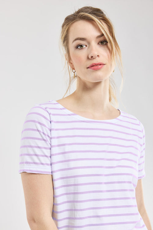 Marinière manches courtes - coton léger - Armor-lux - 1