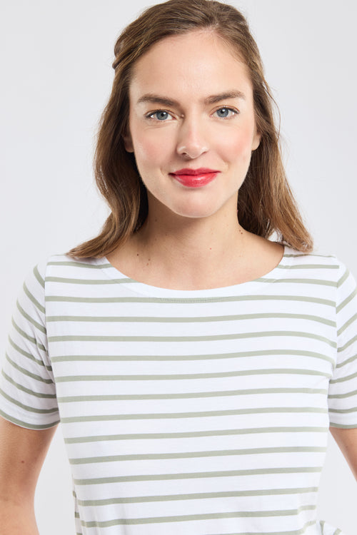 Short-sleeved Breton shirt - lightweight cotton - Armor-lux - 2