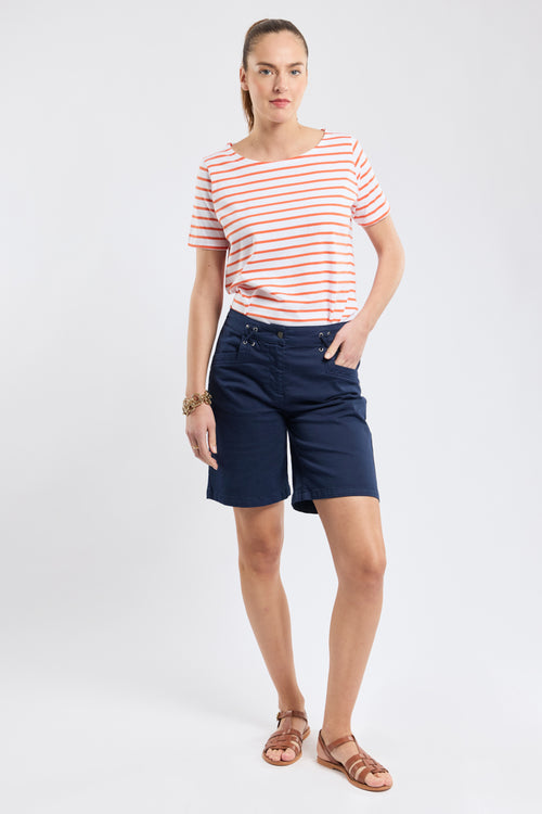 Short-sleeved Breton shirt - lightweight cotton - Armor-lux - 3