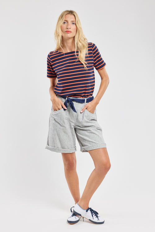 Marinière manches courtes - coton léger - Armor-lux - 3