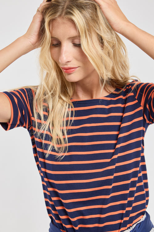 Marinière manches courtes - coton léger - Armor-lux - 4