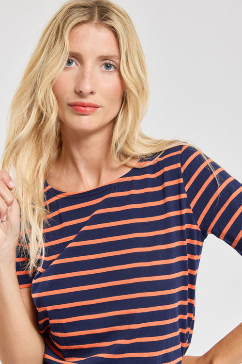 Marinière manches courtes - coton léger - Armor-lux - 2