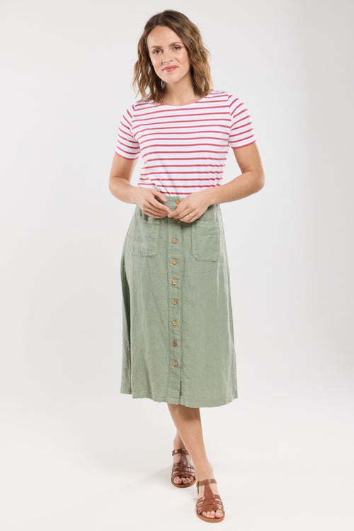 Short-sleeved Breton shirt - lightweight cotton - Armor-lux - 2