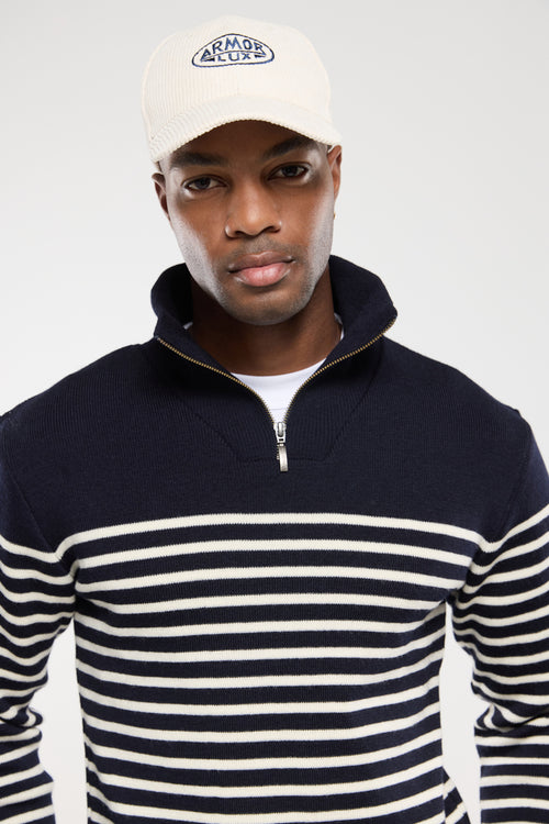 Half zip jumper Héritage - wool - Armor-lux - 3