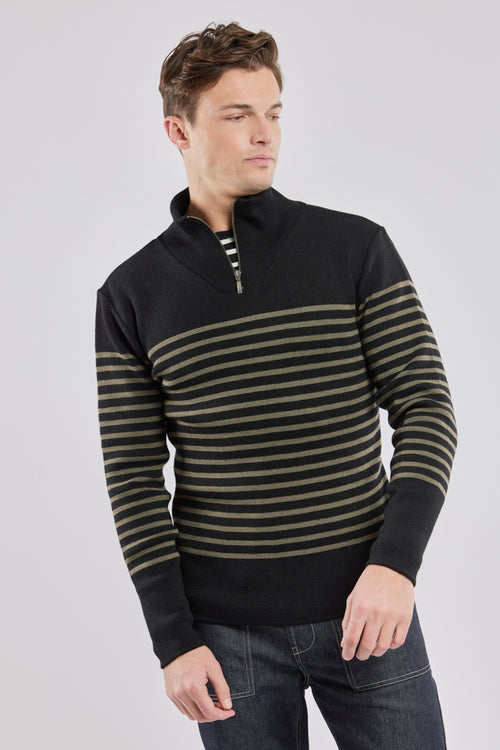 Héritage Truckerkragen-Pullover - Wolle - Armor-lux - 1