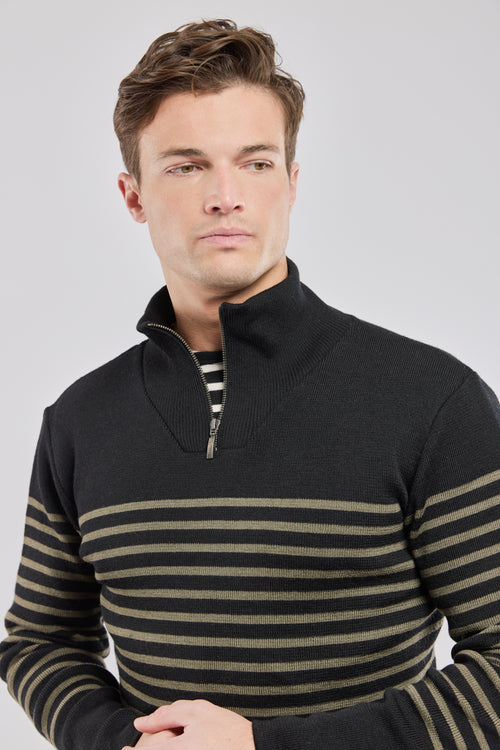 Héritage Truckerkragen-Pullover - Wolle - Armor-lux - 2