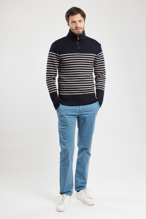 Striped trucker jumper - wool - Armor-lux - 5