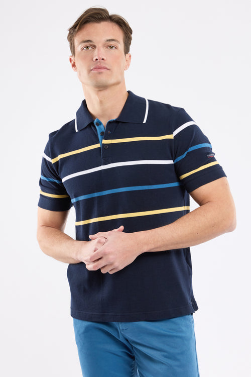 Polo rayé - coton piqué - Armor-lux - 1