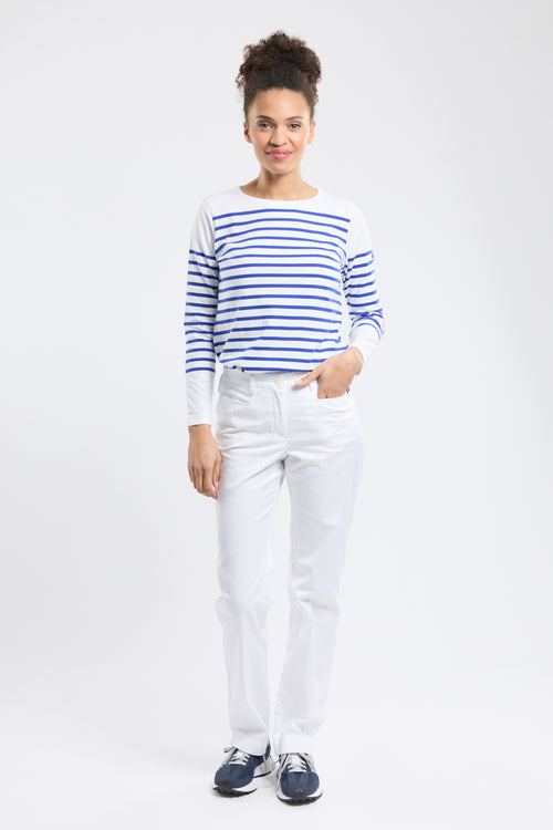 Trousers with elastic waistband - cotton - Armor-lux - 1
