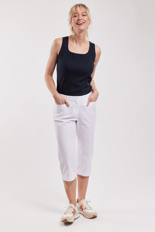 Cropped trousers with elastic waistband - Armor-lux - 1