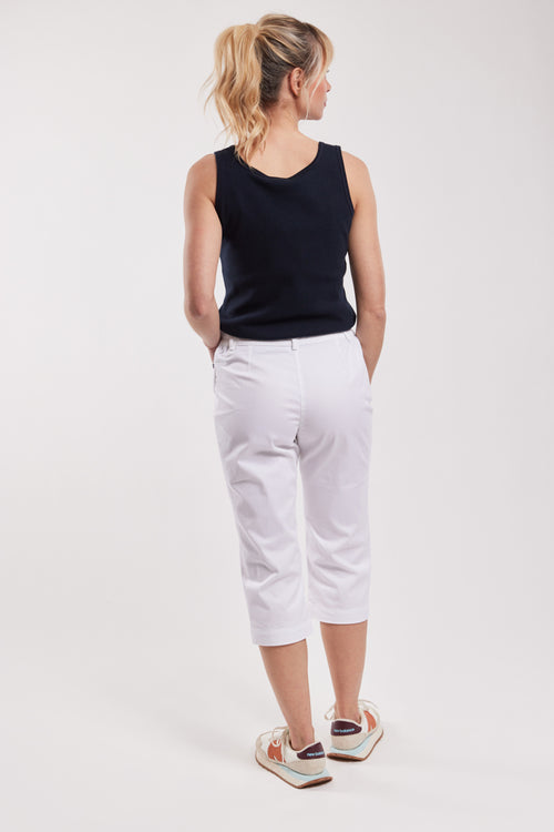 Cropped trousers with elastic waistband - Armor-lux - 2