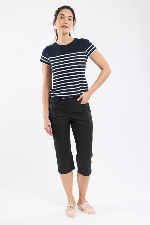 Cropped trousers with elastic waistband - Armor-lux - 1