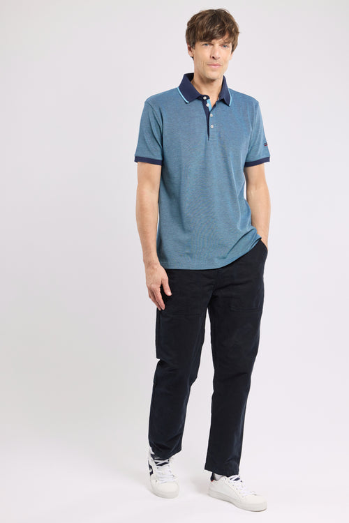 Short-sleeved polo shirt - piqué knit - Armor-lux - 3