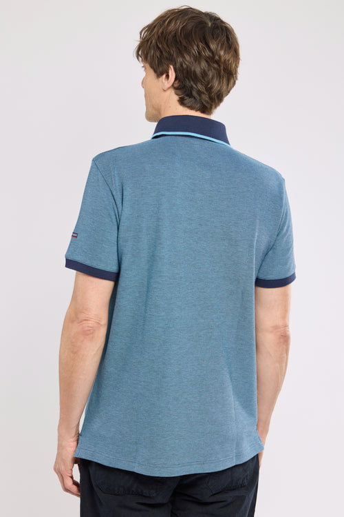 Short-sleeved polo shirt - piqué knit - Armor-lux - 4