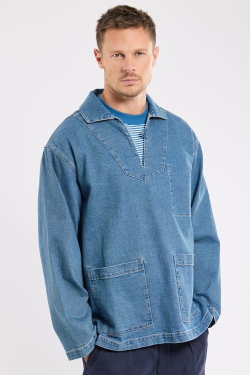 Vareuse en denim - coton - Armor-lux - 6