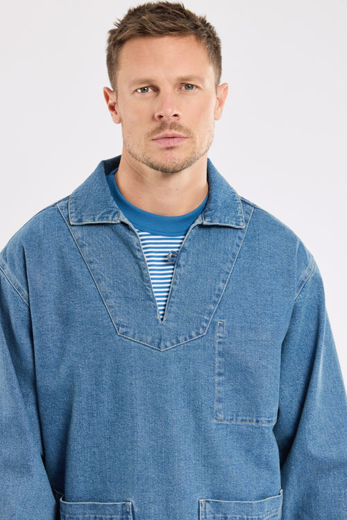 Vareuse en denim - coton - Armor-lux - 2