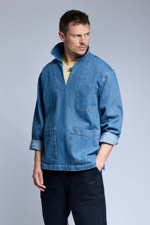 Vareuse en denim - coton - Armor-lux - 1