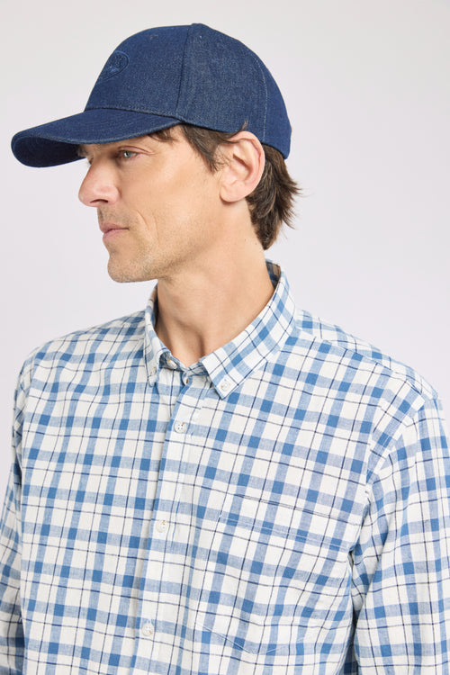 Checked shirt - cotton and linen - Armor-lux - 2