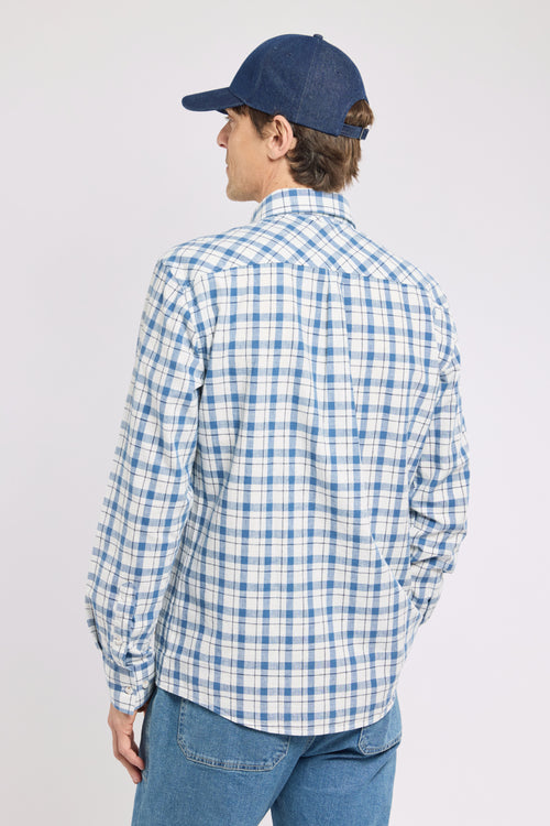 Checked shirt - cotton and linen - Armor-lux - 4