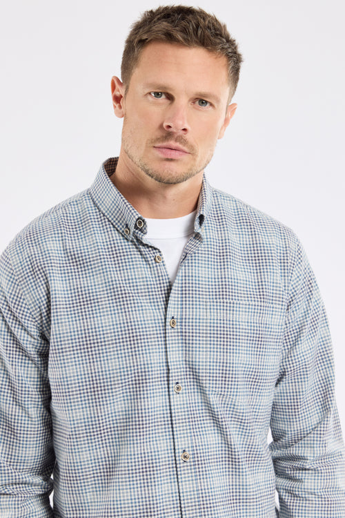 Chemise coupe droite - coton et lin - Armor-lux - 2