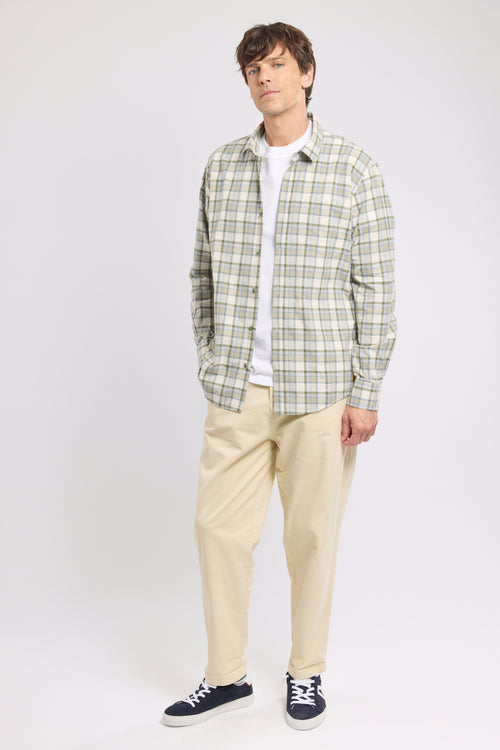 Checked shirt - cotton and linen - Armor-lux - 6