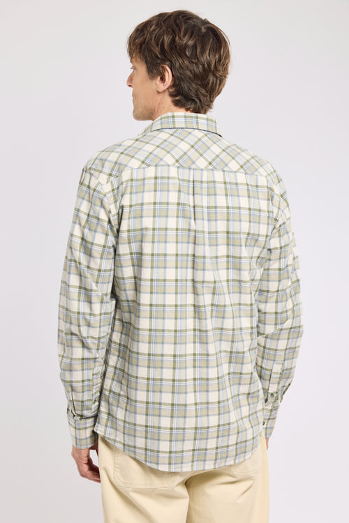 Checked shirt - cotton and linen - Armor-lux - 5
