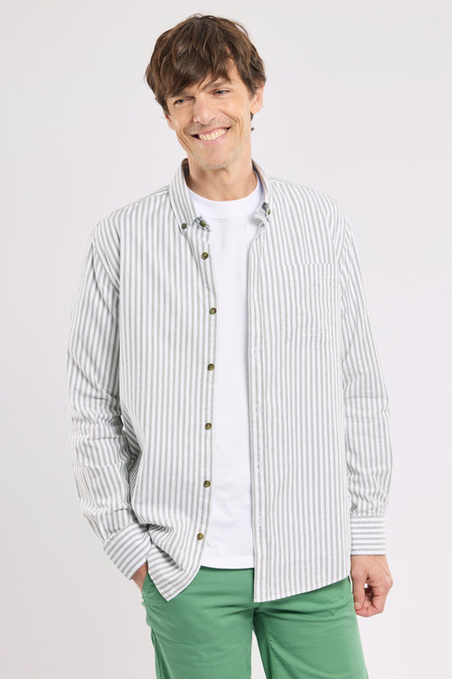 Fine striped shirt - cotton - Armor-lux - 2