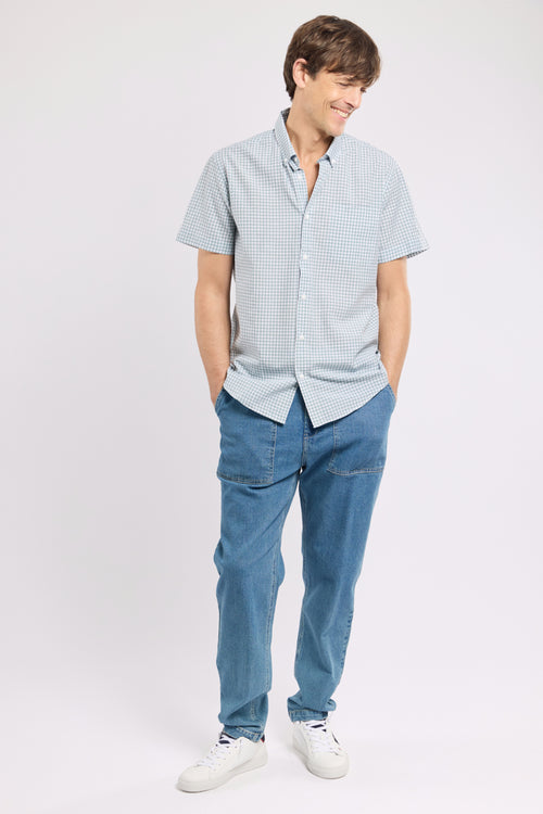 Chemise petits carreaux - coton et lyocel - Armor-lux - 3