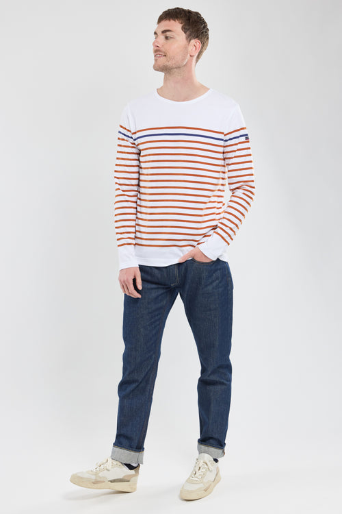 Long-sleeved Breton striped shirt - thick cotton - Armor-lux - 3