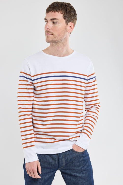 Long-sleeved Breton striped shirt - thick cotton - Armor-lux - 2